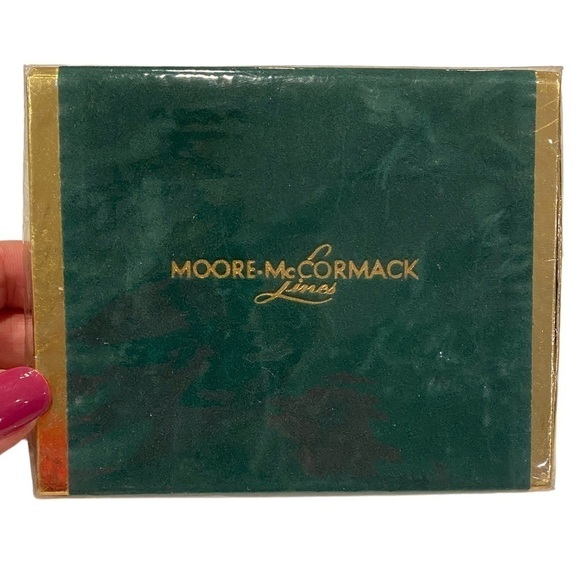 Moore McCormack Lines Cruise Ship Playing Cards 2 Decks Vintage Sealed In Box - Picture 2 of 6